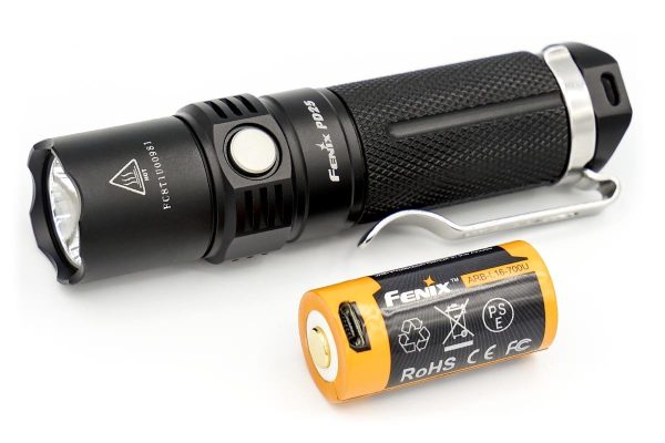 Fenix PD25 LED flashlight black(black)